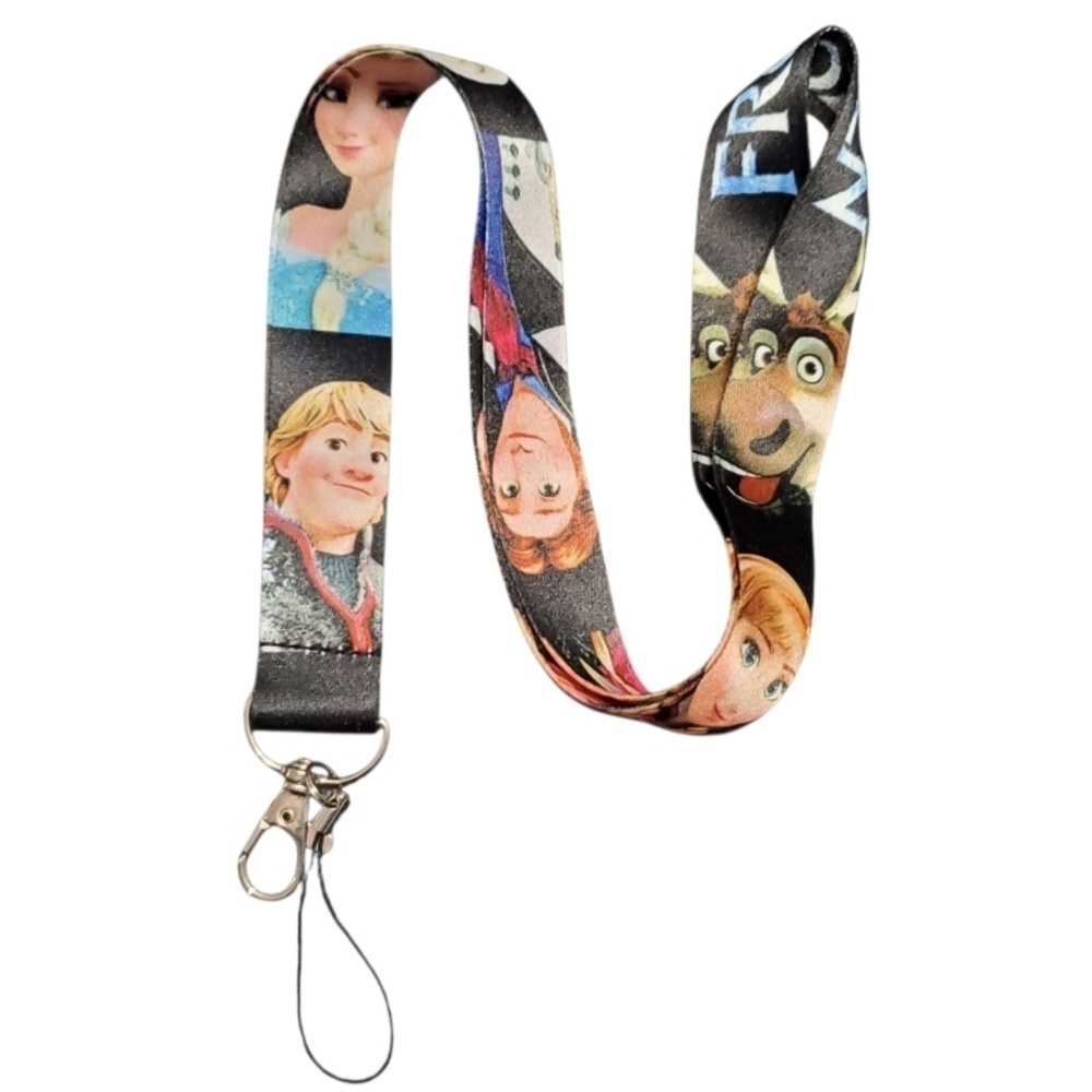 New Disney Frozen Princess Elsa & Anna Pins Lanyard Kids Adults Disney Parks